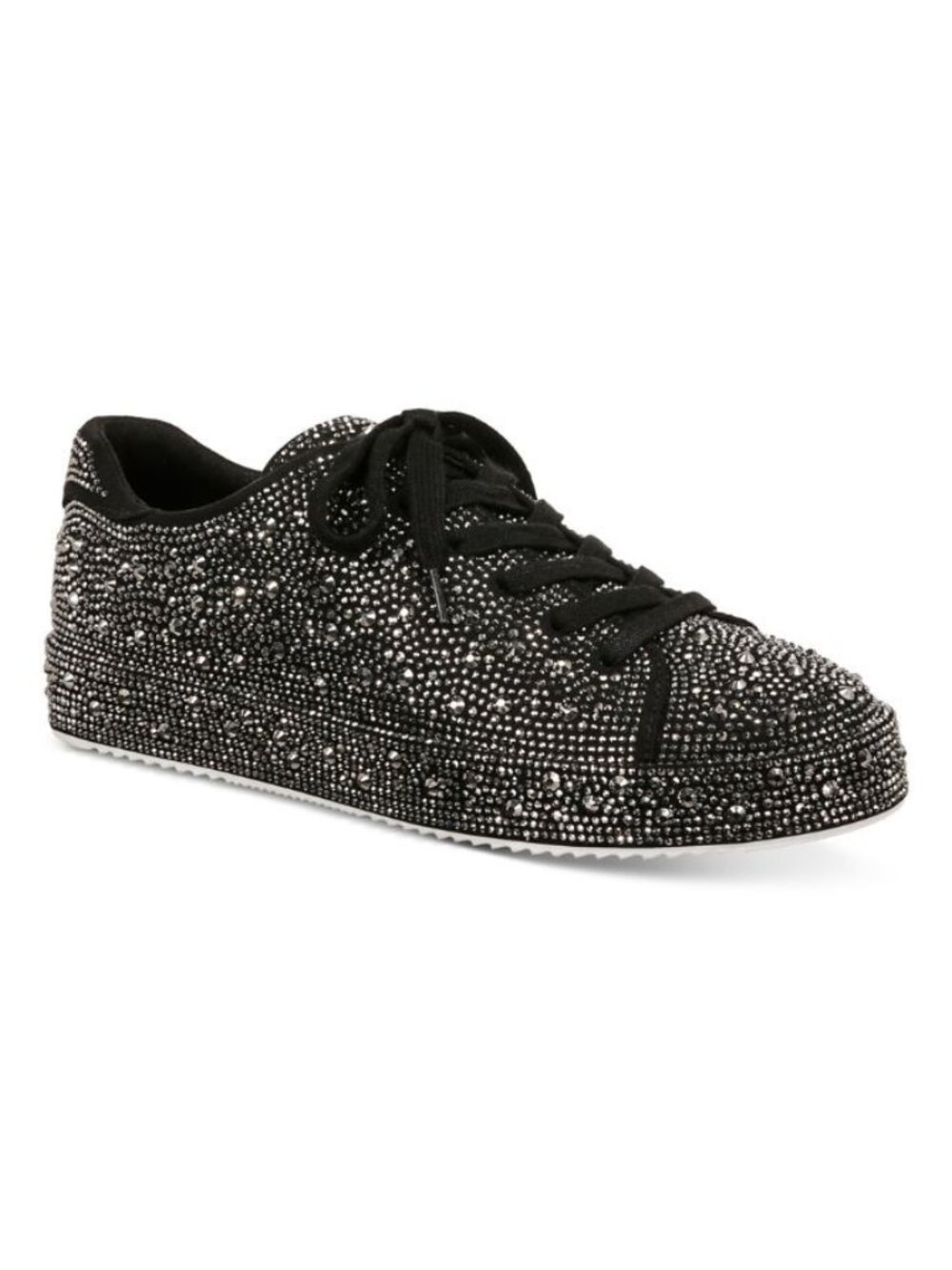 80$ I.N.C. International Concepts Lola Rhinestone Sneakers Size 5 US Black